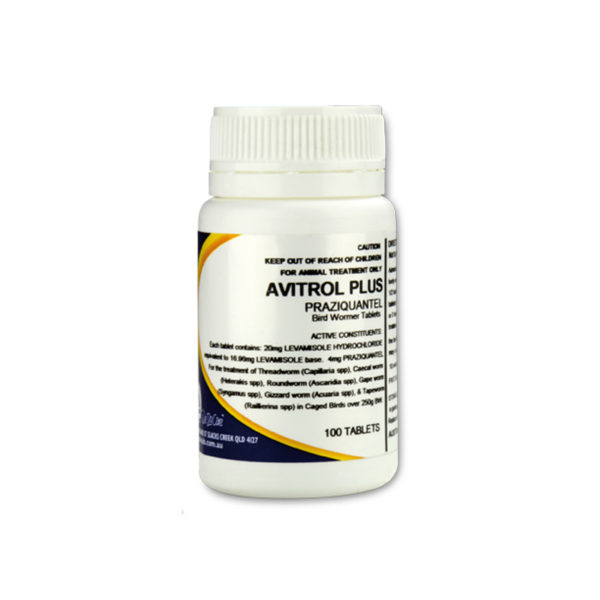 Avitrol Plus Bird Wormer Tablets - 100 Pack 1