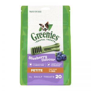 Greenies Blueberry Petite Dental Treats for Dogs - 20 Pack