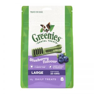 Greenies Blueberry Large Dental Treats for Dogs - 8 Pack