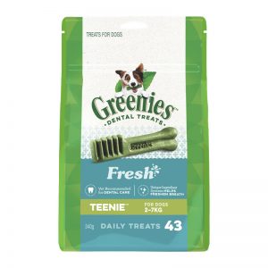 Greenies Fresh Teenie Dental Treats for Dogs - 43 Pack