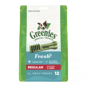 Greenies Fresh Regular Dental Treats for Dogs - 12 Pack