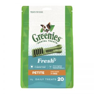 Greenies Fresh Petite Dental Treats for Dogs - 20 Pack