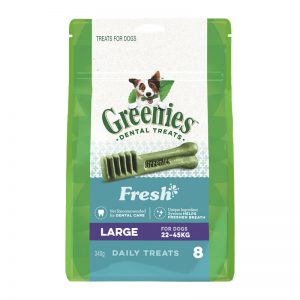 Greenies Fresh Large Dental Treats for Dogs - 8 Pack