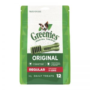 Greenies Original Regular Dental Treats for Dogs - 12 Pack