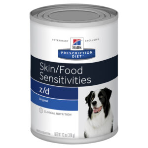 Hills Prescription Diet Canine z/d Skin/Food Sensitivities Original Flavour 370g x 12 Cans