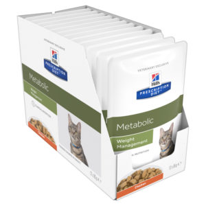 Hills Prescription Diet Feline Metabolic 85g x 12 Pouches 1