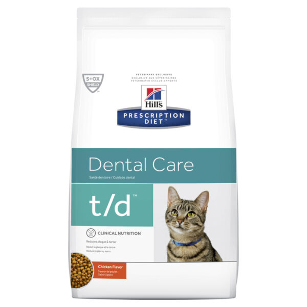 Hills Prescription Diet td Dental Care Dry Cat Food 3kg 1