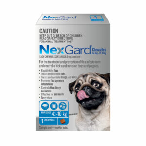 NexGard Blue Chew for Medium Dogs (4.1-10kg) - Single