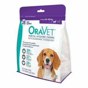 OraVet Dental Chews for Medium Dogs - 28 Pack