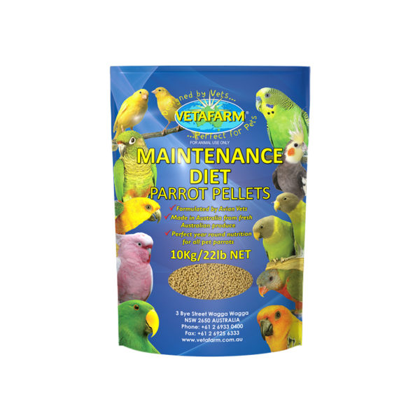 Vetafarm Parrot Maintenance Diet Pellets 10kg 1