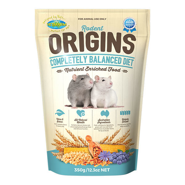 Vetafarm Rodent Origins Rat & Mouse Food 2kg 1
