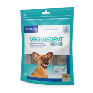 VeggieDent FR3SH Dental Chews for Extra Small Dogs - 15 Pack