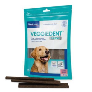 VeggieDent FR3SH Dental Chews for Large Dogs - 15 Pack